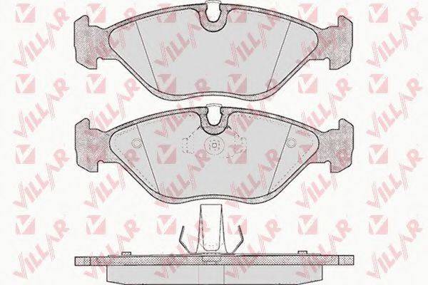 VILLAR 6260656 Комплект гальмівних колодок, дискове гальмо