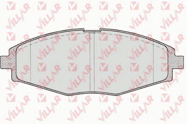 VILLAR 6260693 Комплект гальмівних колодок, дискове гальмо