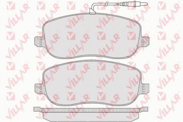 VILLAR 6260831 Комплект гальмівних колодок, дискове гальмо