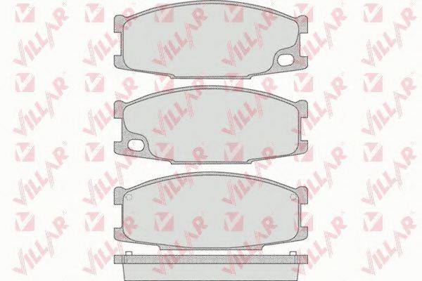 VILLAR 6260892 Комплект гальмівних колодок, дискове гальмо