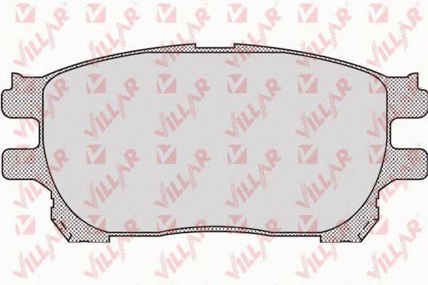 VILLAR 6260999 Комплект гальмівних колодок, дискове гальмо