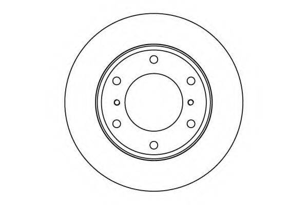 MOTAQUIP LVBD1047Z гальмівний диск