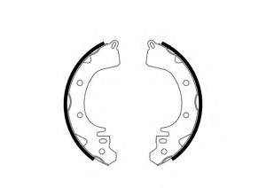 MOTAQUIP VBS675 Комплект гальмівних колодок