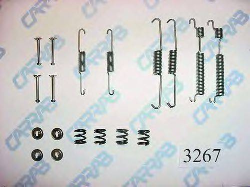 CARRAB BRAKE PARTS 3267 Комплектуючі, гальмівна колодка