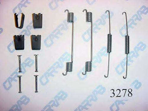 CARRAB BRAKE PARTS 3278 Комплектуючі, гальмівна колодка