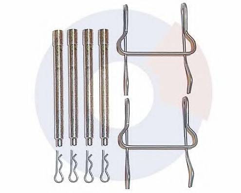 CARRAB BRAKE PARTS 2205 Комплектуючі, колодки дискового гальма