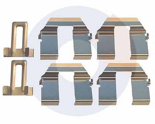 CARRAB BRAKE PARTS 2305 Комплектуючі, колодки дискового гальма