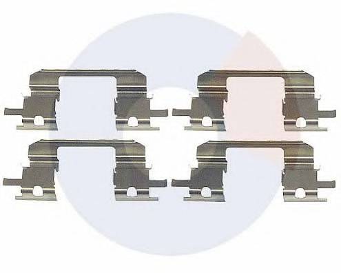 CARRAB BRAKE PARTS 2339 Комплектуючі, колодки дискового гальма