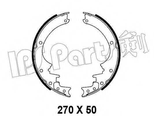 IPS PARTS IBL4132 Гальмівні колодки