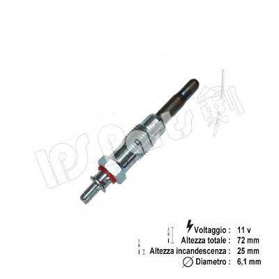 IPS PARTS IDG001 Ізолятор, свічка розжарювання