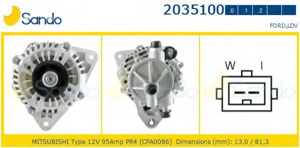 SANDO 20351000 Генератор