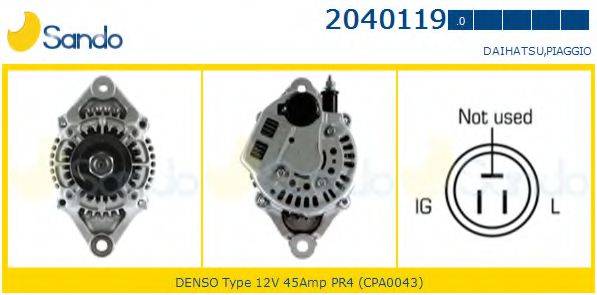 SANDO 20401190 Генератор