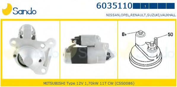 SANDO 60351101 Стартер