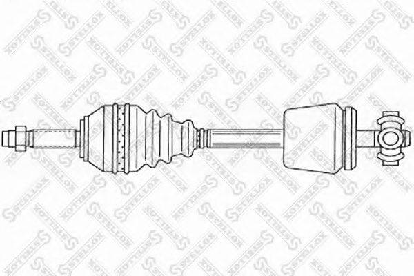 STELLOX 1581766SX Приводний вал