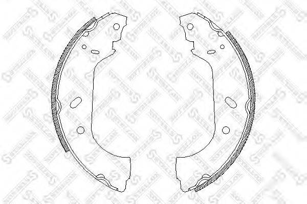 STELLOX 428100SX Комплект гальмівних колодок