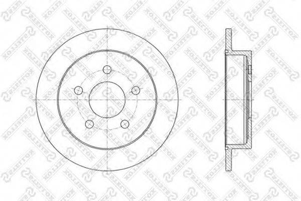 STELLOX 60203636SX гальмівний диск