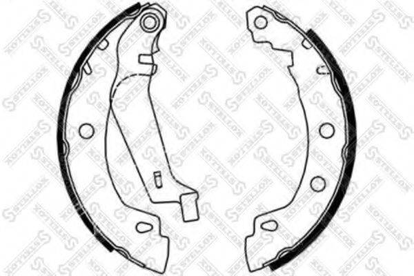 STELLOX 731100SX Комплект гальмівних колодок