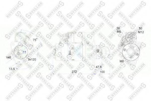STELLOX 8802030SX Стартер