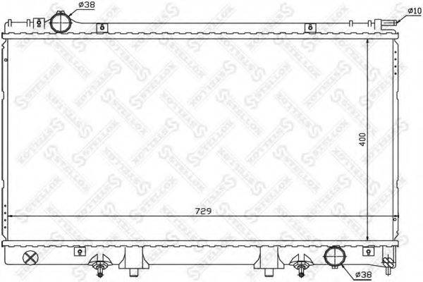 STELLOX 1026294SX Радіатор, охолодження двигуна