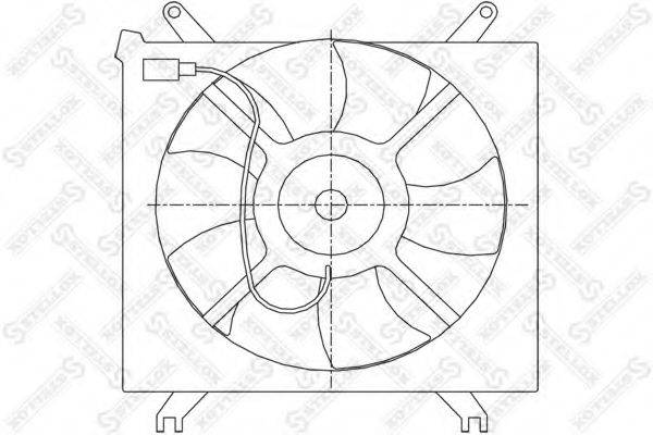 STELLOX 2999198SX Вентилятор, охолодження двигуна