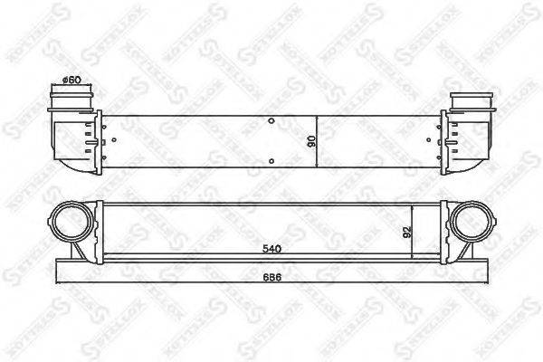 STELLOX 1040117SX Інтеркулер