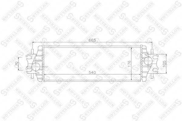STELLOX 1040137SX Інтеркулер