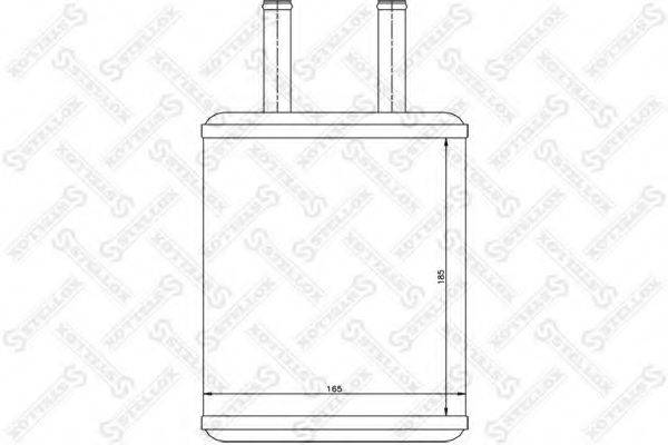 STELLOX 1035185SX Теплообмінник, опалення салону