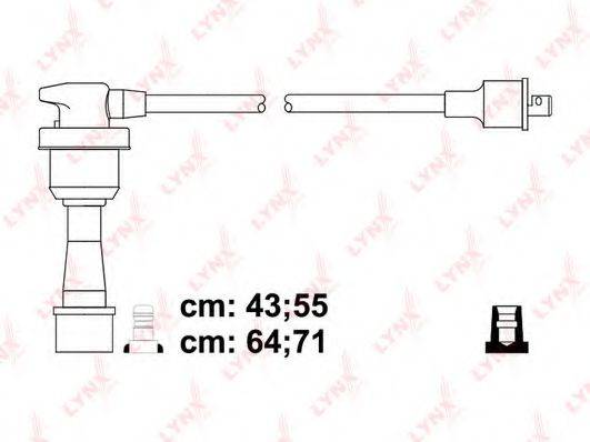 LYNXAUTO SPC5515 Комплект дротів запалювання