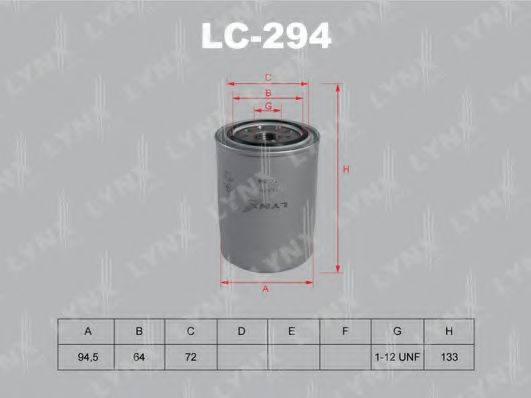 LYNXAUTO LC294 Масляний фільтр