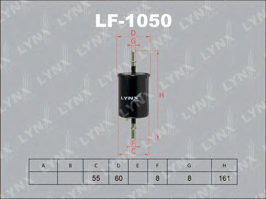 LYNXAUTO LF1050 Паливний фільтр