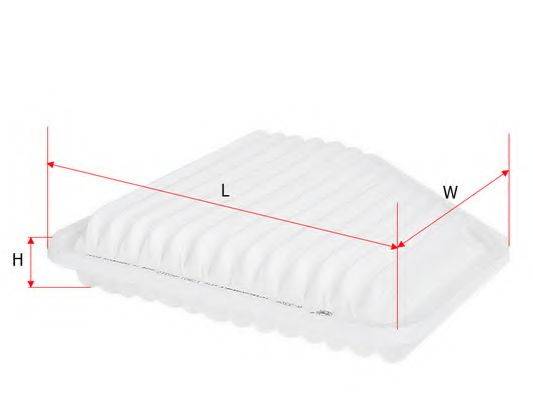 SAKURA AUTOMOTIVE A3306 Повітряний фільтр