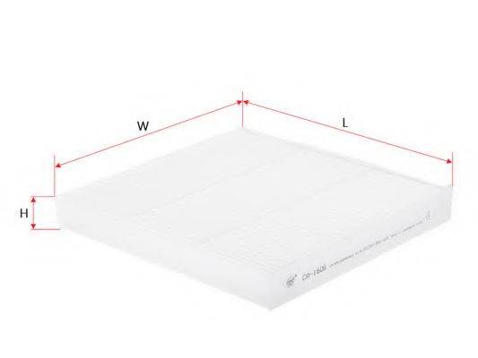 SAKURA AUTOMOTIVE CA1606 Фільтр, повітря у внутрішньому просторі