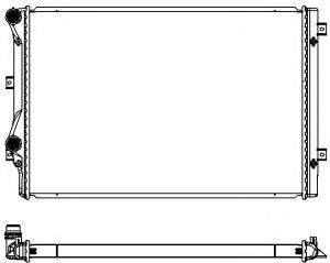 SAKURA AUTOMOTIVE 34718501 Радіатор, охолодження двигуна