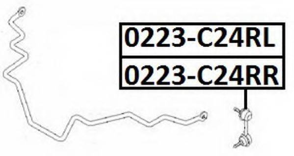 ASVA 0223C24RL Тяга/стійка, стабілізатор