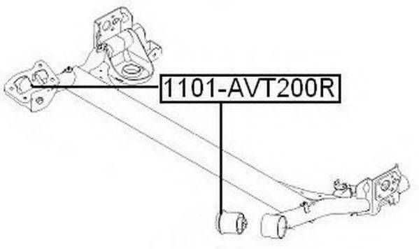 ASVA 1101AVT200R Підвіска, важіль незалежної підвіски колеса