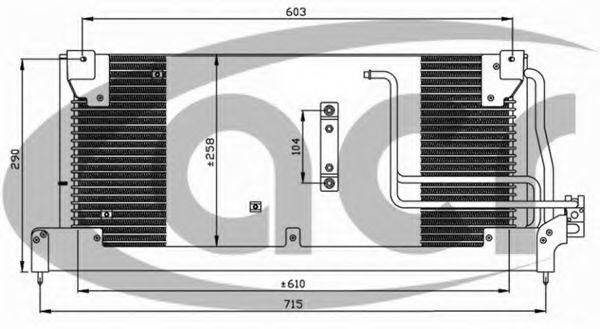 ACR 300285 Конденсатор, кондиціонер