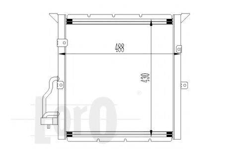 LORO 0040160001 Конденсатор, кондиціонер