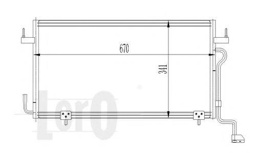 LORO 0090160019 Конденсатор, кондиціонер