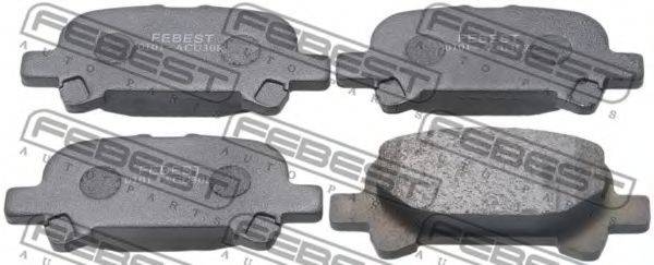 FEBEST 0101ACV30R Комплект гальмівних колодок, дискове гальмо