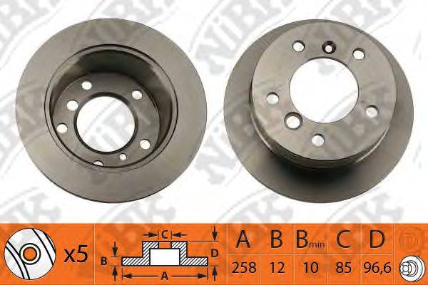 NIBK RN1274 гальмівний диск