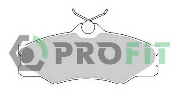 PROFIT 50000517 Комплект гальмівних колодок, дискове гальмо