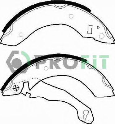 PROFIT 50010153 Комплект гальмівних колодок