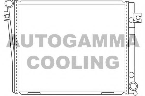 AUTOGAMMA 100121 Радіатор, охолодження двигуна