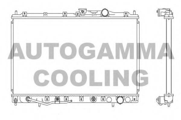 AUTOGAMMA 102175 Радіатор, охолодження двигуна