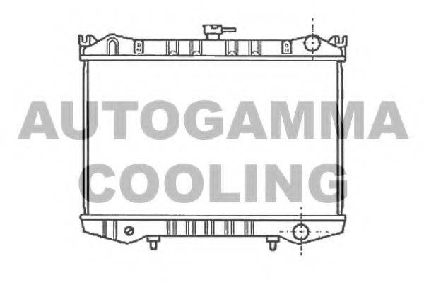 AUTOGAMMA 102186 Радіатор, охолодження двигуна