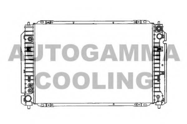 AUTOGAMMA 103076 Радіатор, охолодження двигуна