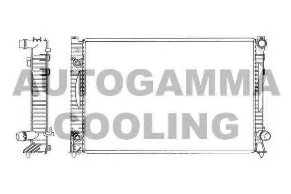 AUTOGAMMA 103880 Радіатор, охолодження двигуна