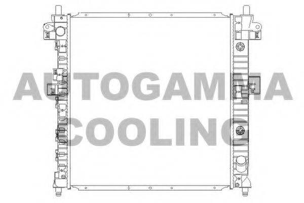 AUTOGAMMA 104424 Радіатор, охолодження двигуна