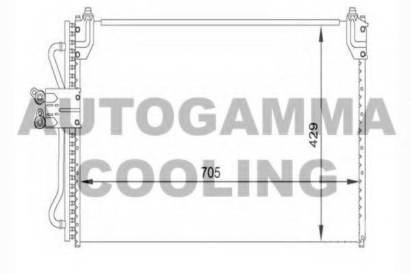 AUTOGAMMA 104479 Конденсатор, кондиціонер