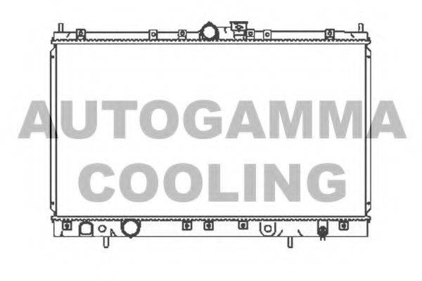 AUTOGAMMA 105399 Радіатор, охолодження двигуна